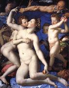 Agnolo Bronzino An Allegory with Venus and Cupid USA oil painting artist